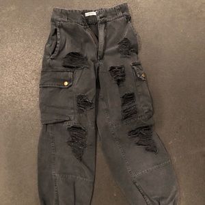 BRAND NEW carmar denim/LF black cargo pants